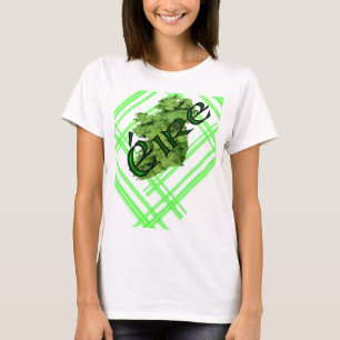 Ireland Shamrock Stripes v2 by Kenneth Yoncich T-Shirt