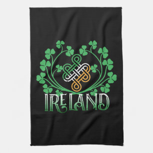 IRELAND SHAMROCK TEA TOWEL