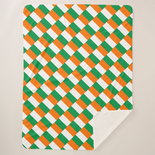 Ireland Sherpa Blanket (Front)