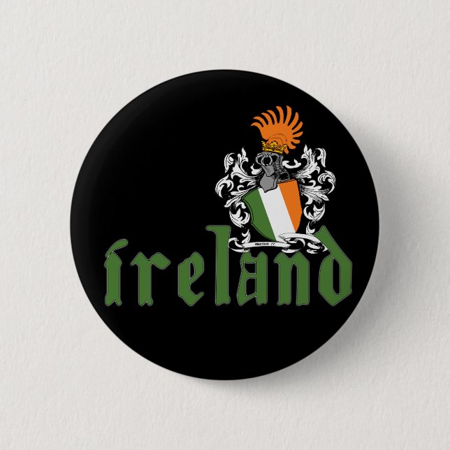 Ireland Shield Button (Front)