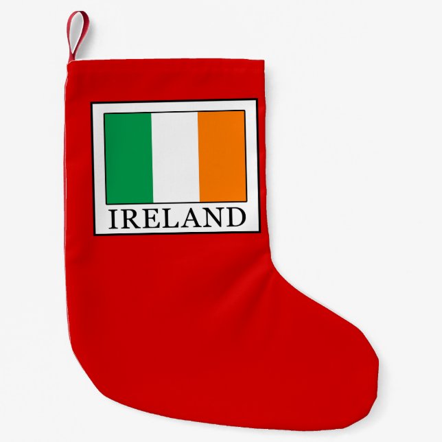 Ireland Small Christmas Stocking (Front)
