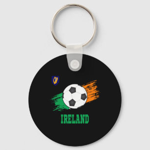Ireland Soccer Irish Footbyll Ireland Futbol Key Ring