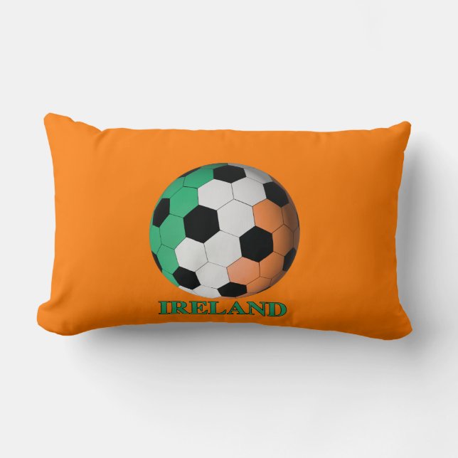 Ireland soccer lumbar cushion (Front)