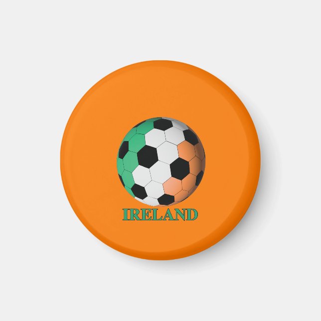 Ireland soccer magnet (Front)