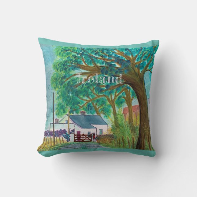 Ireland Souvenir  Cushion (Front)