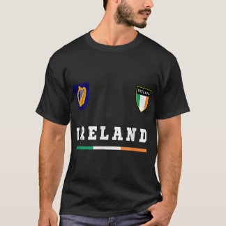 Ireland SportSoccer Jersey Flag Football Dublin  T-Shirt