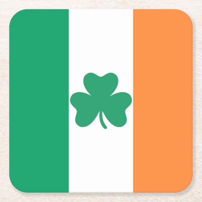 Ireland Square Paper Coaster (Front)