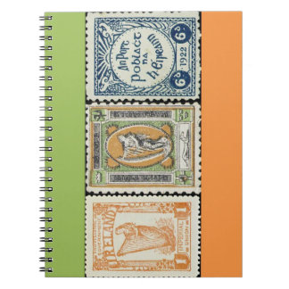 Ireland Stamp Spiral Notebook