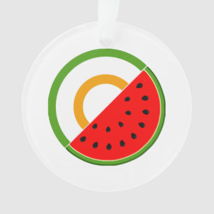 IRELAND STANDS WITH PALESTINE - Watermelon Ornament