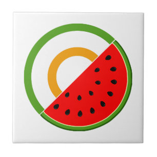 IRELAND STANDS WITH PALESTINE - Watermelon Tile