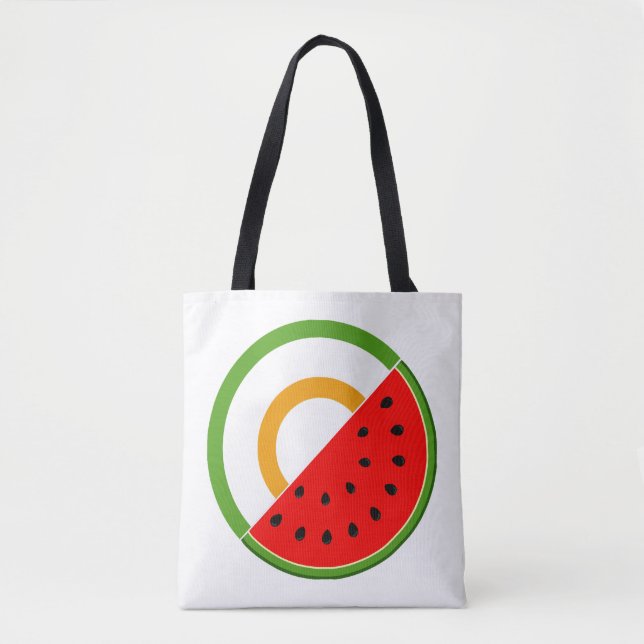 IRELAND STANDS WITH PALESTINE - Watermelon Tote Bag (Front)