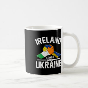Ireland Stands With Ukraine Ukrainian Irish Flag T Coffee Mug