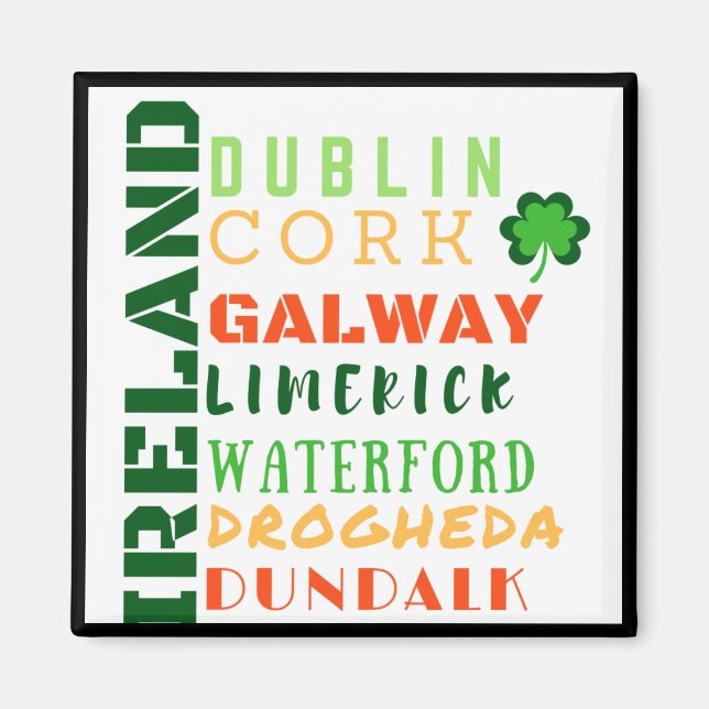 IRELAND SUBWAY ART MAGNET (Front)