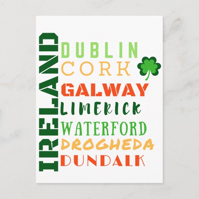 IRELAND SUBWAY ART POSTCARD (Front)