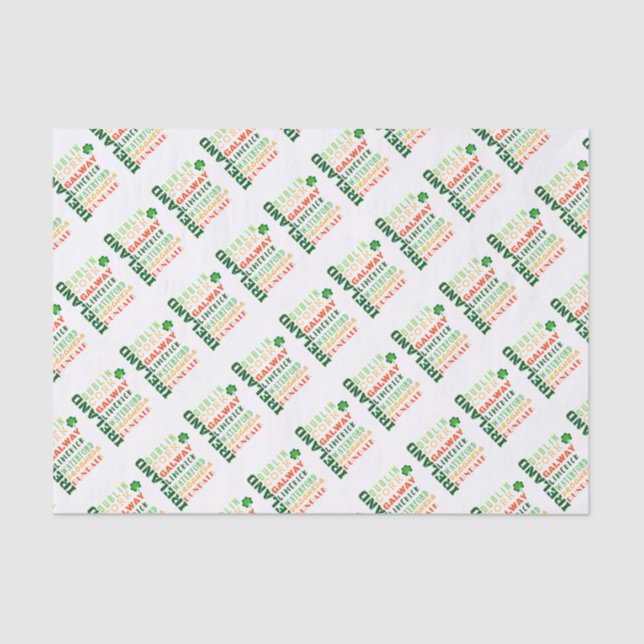IRELAND SUBWAY ART TISSUE PAPER (Front)
