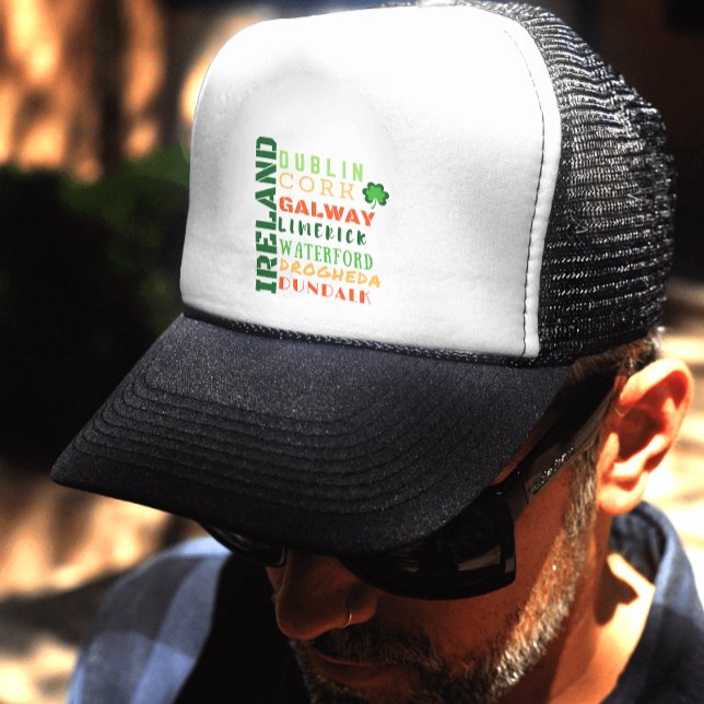 IRELAND SUBWAY ART TRUCKER HAT (Creator Uploaded)