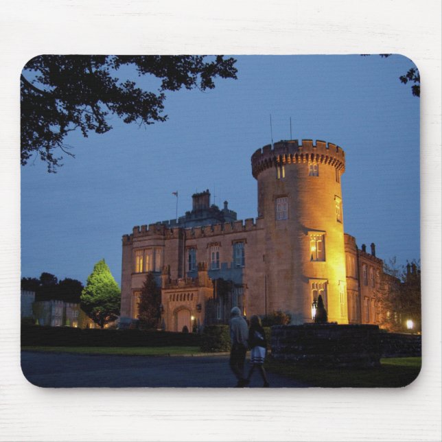 Ireland, the Dromoland Castle lit at dusk, Mouse Mat (Front)