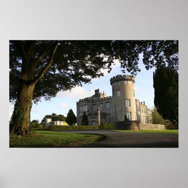 Ireland, the Dromoland Castle side entrance. Poster (Front)