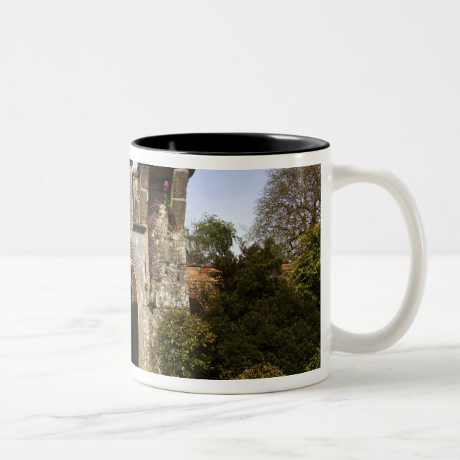 Ireland, the Dromoland Castle Walled Garden Two-Tone Coffee Mug (Right)
