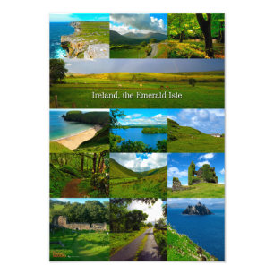 Ireland, the emerald isle photo print