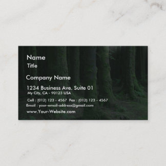 Ireland Tons Of Wild Flowers Ancient Tombs Dark Mo Business Card