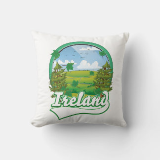 Ireland Travel logo Cushion