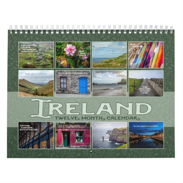 Ireland | Travel Photography and Quotes Calendar (Cover)