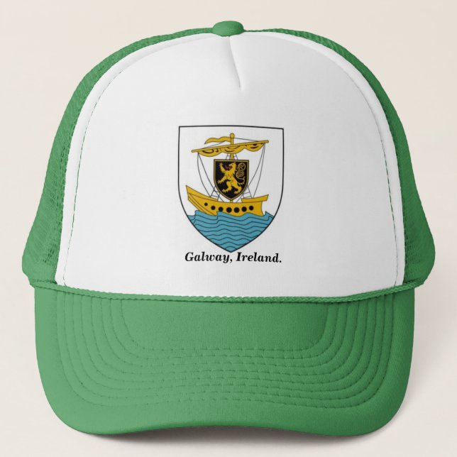 Ireland truckers hat Galway civic crest (Front)