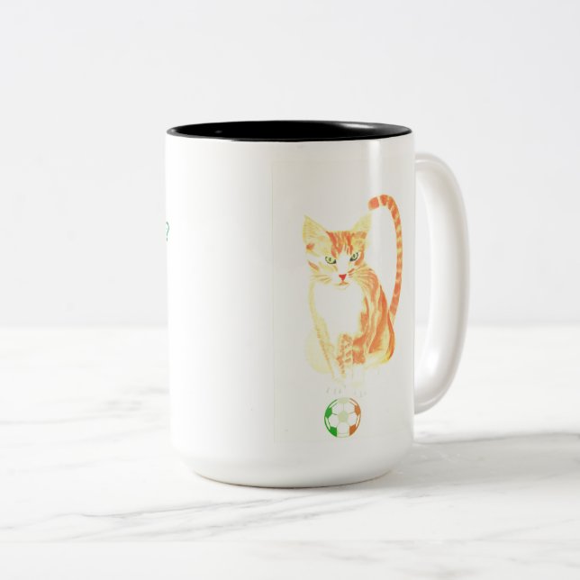 Ireland Two-Tone Coffee Mug (Front Right)