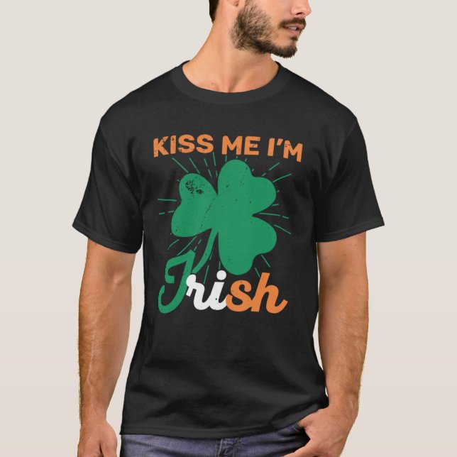 Ireland USA America Irish Gaelic American  4 T-Shirt (Front)