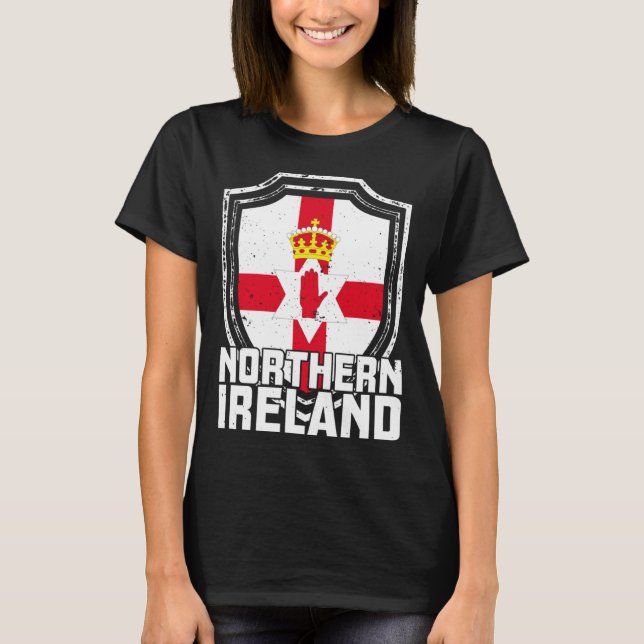 Ireland USA America Irish Gaelic American T-Shirt (Front)