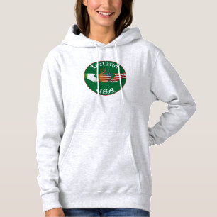 Ireland USA Claddagh Hoodie