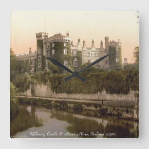 Ireland wall clock, Kilkenny mediaeval castle Square Wall Clock