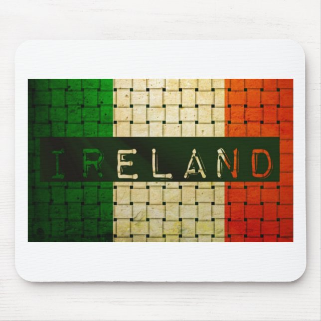 Ireland Woven Flag Mouse Mat (Front)