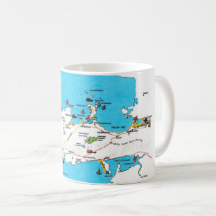 Ireland's Dingle Peninsula Vintage Map Coffee Mug