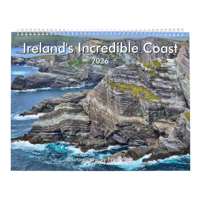 Ireland's Incredible Coast 2026 Calendar (Cover)