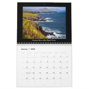 Ireland's Scenic Beauty: 2025 Calendar