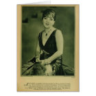 Irene Bordoni 1929 vintage portrait card