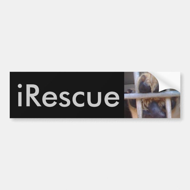 iRescue Bumper Sticker (Front)