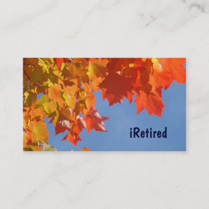 iRetired business cards Retirement Retiring gifts