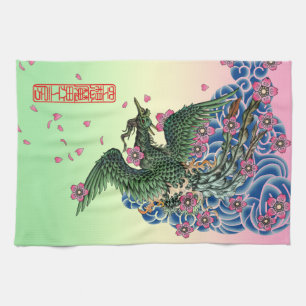 Irezumihouou Tea Towel