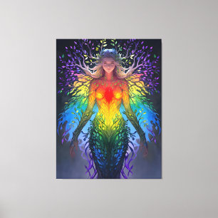 “Iridesca” - Keeper of Colours Canvas Print