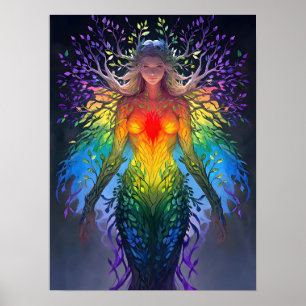 “Iridesca” - Keeper of Colours Poster