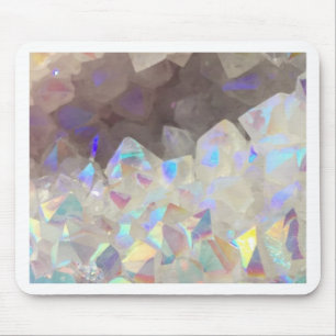 Iridescent Aura Crystals Mouse Mat