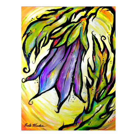 Iridescent Bell Postcard