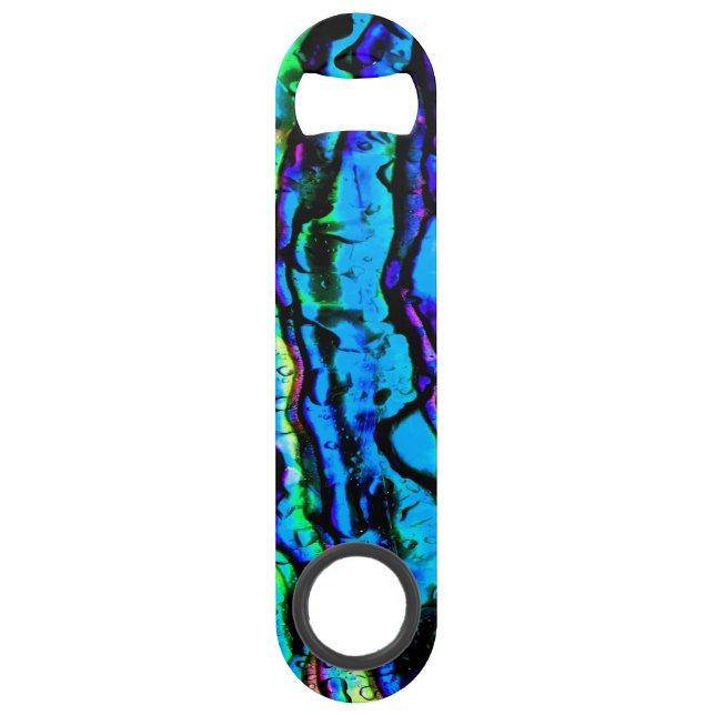 Iridescent Blue Green Purple Marbled Beautiful (Back)