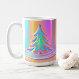 Iridescent Christmas Tree Coffee Mug