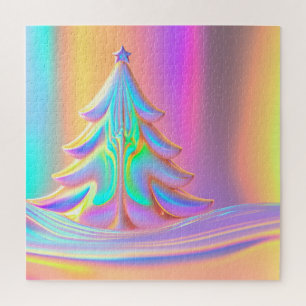 Iridescent Christmas Tree Jigsaw Puzzle