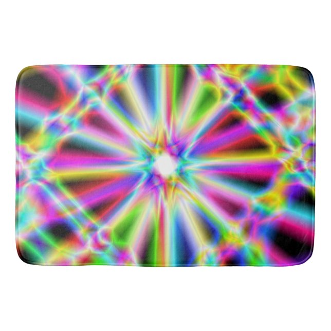 Iridescent Chrome 3 Bath Mat (Front)