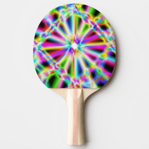 Iridescent Chrome 3 Ping Pong Paddle
